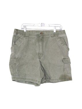LL Bean Tropic Weight Cargo Shorts Comfort Waist 6" Outdoor Casual Gray 38W